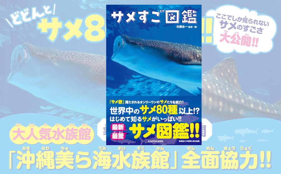 【みっこ】サメ図鑑(ブルー)/深海魚(ネイビー)/恐竜(ベージュ) 計9点 沖縄美ら海水族館が全面協力！最新＆最驚サメ図鑑発売 | フカメディア