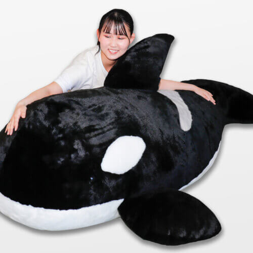 シャチのぬいぐるみ Amazon.co.jp: ZHONGXIN MADE リアルなシャチのぬいぐるみ 海の生物